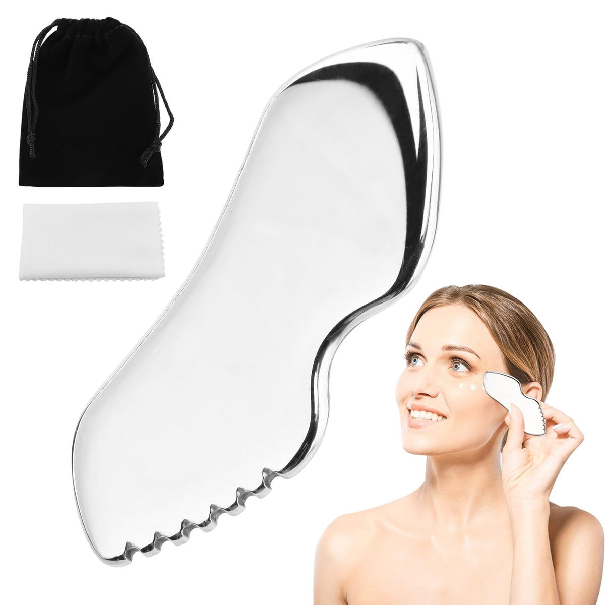 Stainless Steel Gua Sha Facial Tool